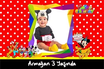 Mickey Mouse ve Arkadaşları Temalı Parti Konsept