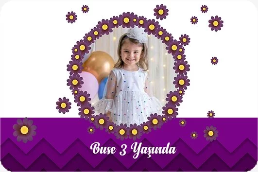 Mor Papatyalar Temalı Parti Konsept