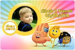Movie Emoji Temalı Doğum Günü Konsepti