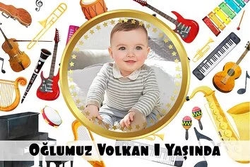 Müzik Enstrümanları Temalı Parti Konsept