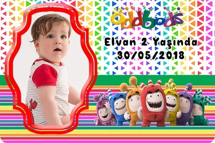 Oddbods Temalı Doğum Günü Konsepti