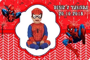 Örümcek Adam Temalı Doğum Günü Konsepti