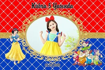 Pamuk Prenses ve 7 Cüceler Temalı Parti Konsept