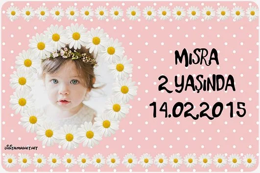 Papatya  Temalı Doğum Günü Konsepti