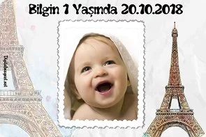 Paris Temalı Doğum Günü Konsepti