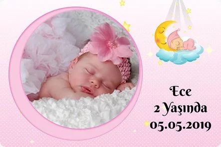 Pembe Aydede Temalı Doğum Günü Konsepti