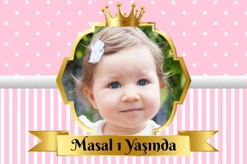 Pembe Beyaz Puantiye ile Gold Çerçeve Temalı Parti Konsept