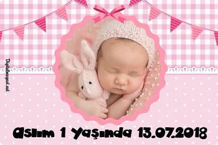 Pembe Kurdele Temalı Doğum Günü Konsept