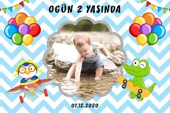 Penguen ile Timsah Temalı Doğum Günü Konsepti