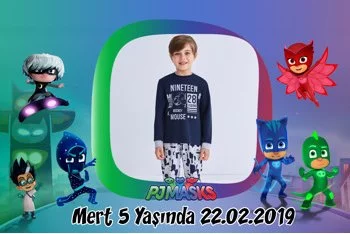 Pijamaskeliler Doğum Günü Konsepti