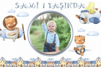 Pilot Hayvanlar Temalı Parti Konsept