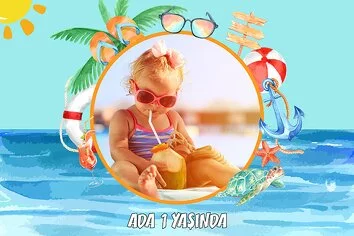 Plaj Temalı Parti Konsept