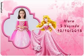 Prenses Aurora Temalı Doğum Günü Konsepti