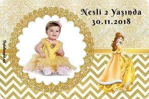 Prenses Bella Temalı Doğum Günü Konsepti