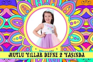 Renkli Kalpler Temalı Doğum Günü Parti Konsept