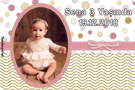 Renkli Puantiyel Temalı Doğum Günü Konsepti