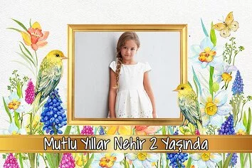 Sarı Kuşlar ve Sümbül Temalı Parti Konsept