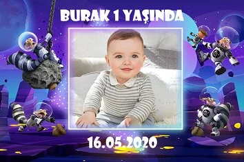 Scrat Uzayda Temalı Parti Konsept