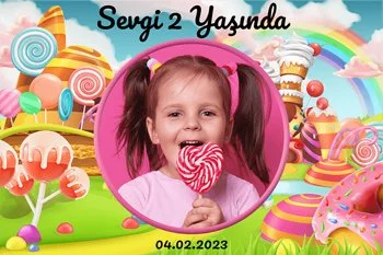 Şekerleme Diyarı Temalı Doğum Günü Konsepti