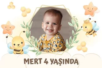 Sevimli Arı Temalı Parti Konsept