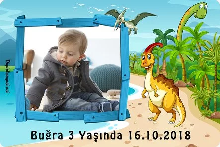 Sevimli Dinozor Temalı Doğum Günü Konsepti