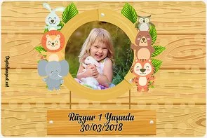 Sevimli Hayvanlar Temalı Doğum Günü Konsepti