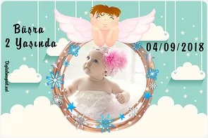Sevimli Melek Temalı Doğum Günü Konsepti
