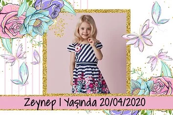 Simli Çiçekler Temalı Parti Konsept