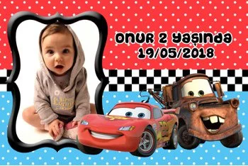 Şimşek Mcqueen 2  Temalı Doğum Günü Konsepti