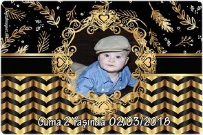 Siyah & Gold Temalı Doğum Günü Konsepti