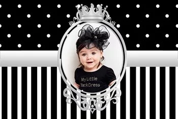 Siyah Gümüş Taç Temalı Doğum Günü Konsepti