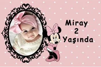 Soft Minnie Mouse Temalı Doğum Günü Konsepti