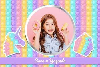 Soft Popit Temalı Parti Konsept