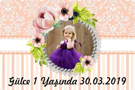 Somon Çiçek Temalı Doğum Günü Konsepti