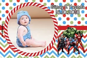 Süper Kahramanlar Temalı Doğum Günü Konsepti