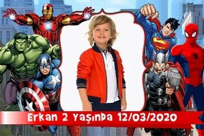 Süper Kahramanlar Temalı Doğum Günü Parti Konsept