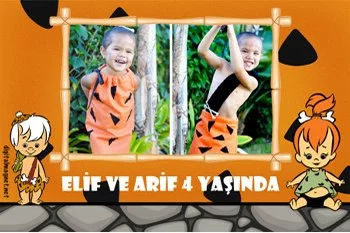 Taş Devri Temalı  Doğum Günü Konsepti