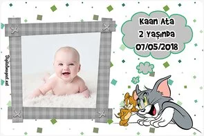 Tom ve Jerry Temalı Doğum Günü Konsepti