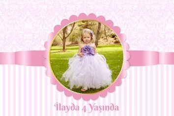 Toz Pembe Damask ve Kurdele Temalı Parti Konsept