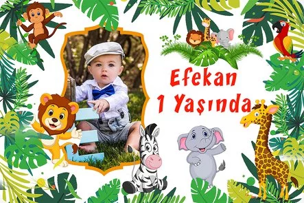 Tropikal Safari Temalı Parti Konsept