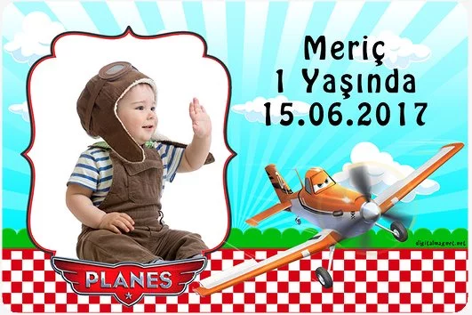 Uçaklar Temalı Doğum Günü Konsept