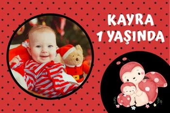 Uğur Böceği Anne Çocuk Temalı Parti Konsept