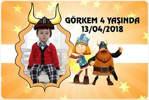 Vikingler Temalı Doğum Günü Konsepti