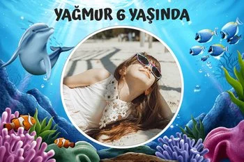 Yunus ile Okyanus Temalı Doğum Günü Konsepti