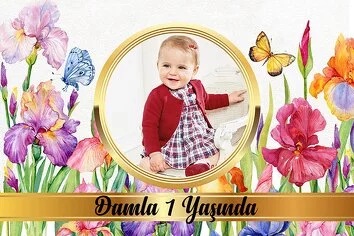 Zambak Temalı Doğum Günü Parti Konsept