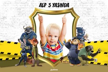 Zootopia Temalı Parti Konsept