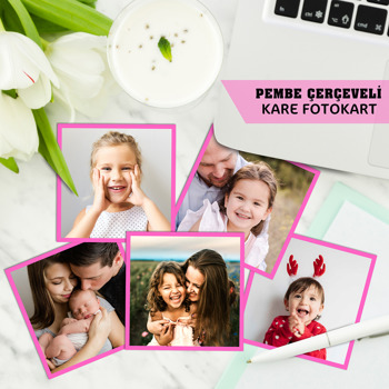20 adet 6x6 cm Kare Fotoğraf Baskı