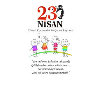 23 Nisan ile Ata Temalı Hediyelik Kart