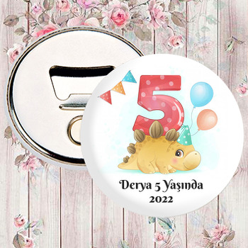 5 Yaş Dinazor Temalı Magnet Açacak