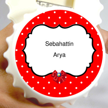 6 Ay Kınası Kapak Şekilli Magnet Açacak